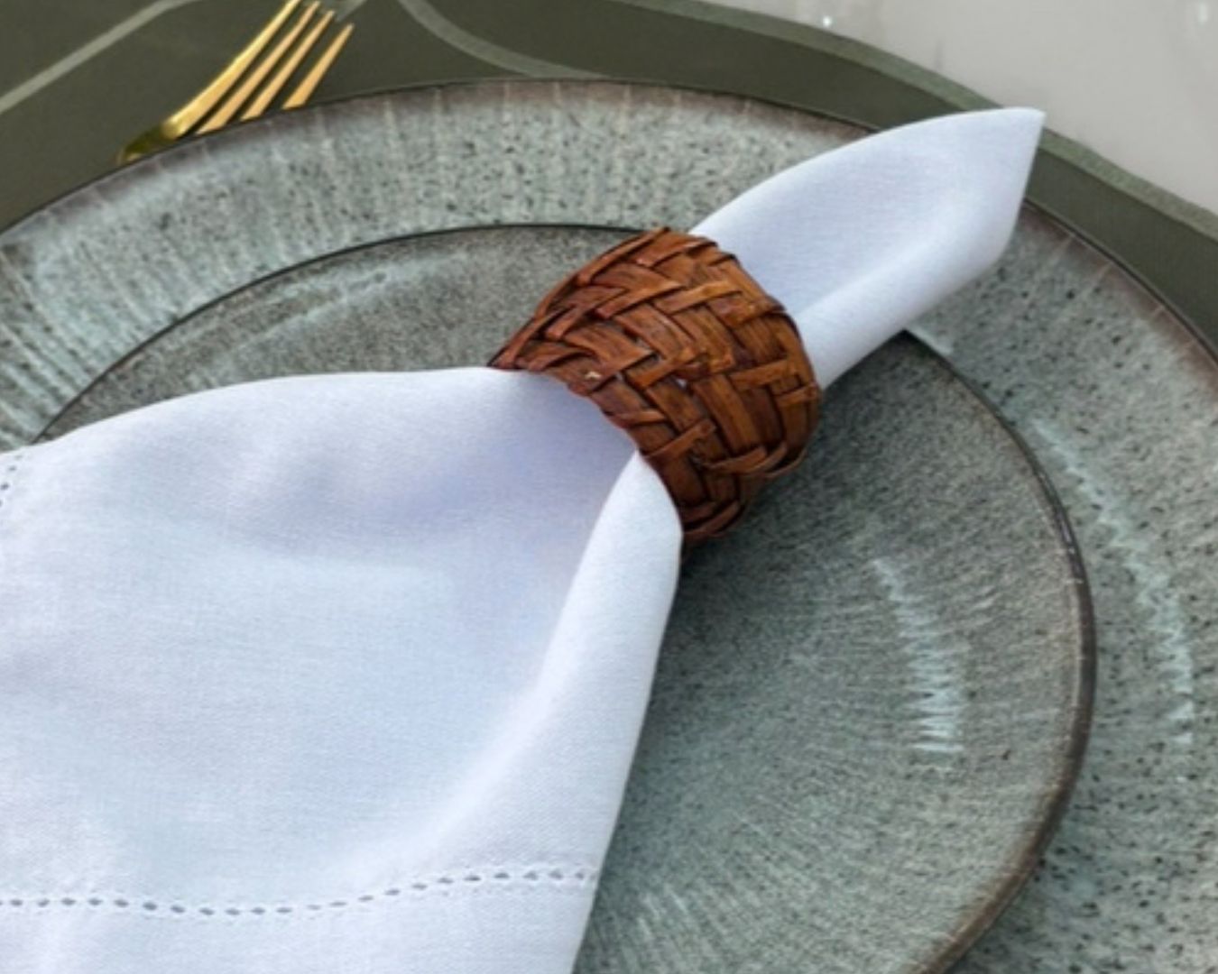 Porta Guardanapo Ratam - marrom (puxado para vermelho)