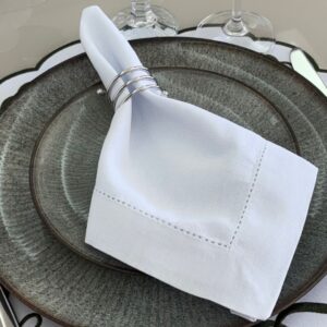 Guardanapo linho misto - branco