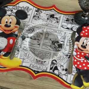 Lugar Americano Infantil 3D - 1 face - Disney