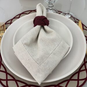 Guardanapo linho misto rústico