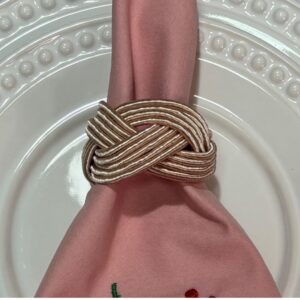 Porta Guardanapo Clássico - rosa bebê