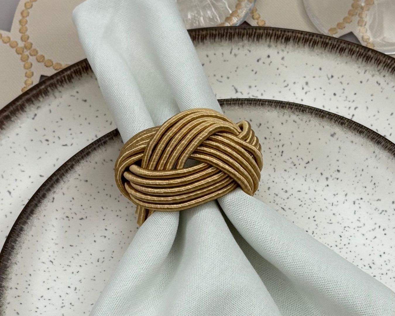 Porta Guardanapo Clássico - dourado