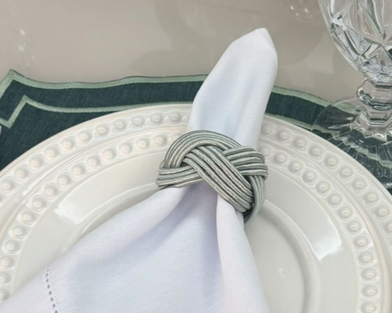 Porta Guardanapo Clássico - verde menta - Imagem 2