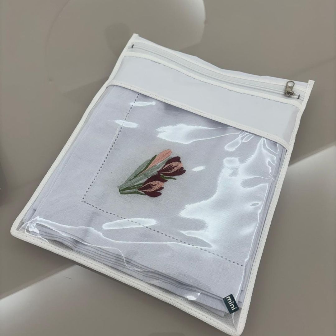 Organizador para guardanapos de tecido 25 x 30 cm